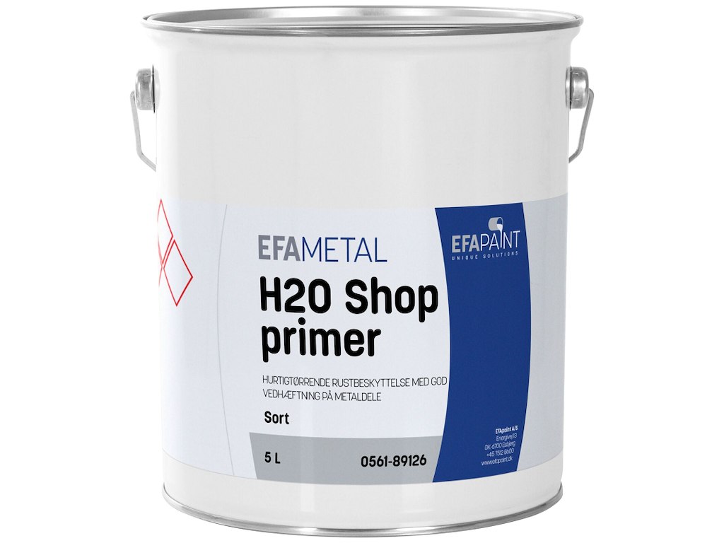 H2O shopprimer 0561 Sort 5 ltr. EFApaint