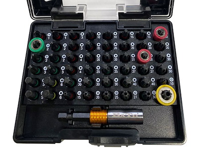 Bitssæt 1/4" torsionsbits 49 dele Bato