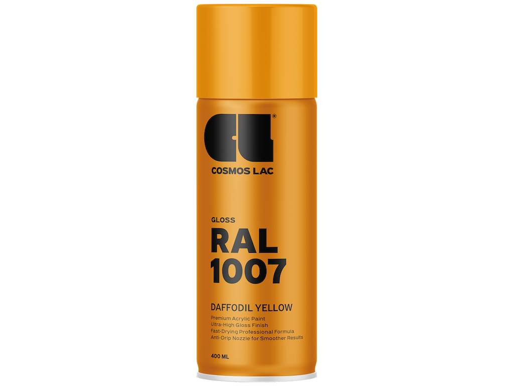 Cosmos spraymaling RAL1007 Daffodil Yellow 400ml
