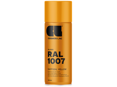 Cosmos spraymaling RAL1007 Daffodil Yellow 400ml