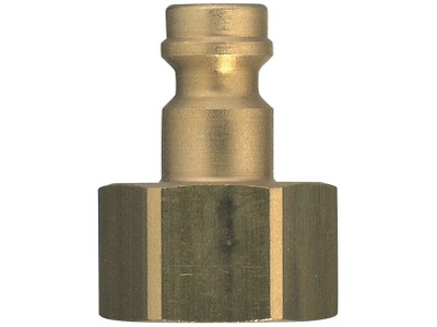 Rectus nippel 1/4" indv.gevind