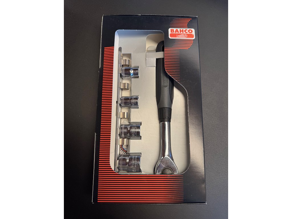 Skraldenøglesæt 3/8" m/4 toppe 120-7755-3/8-S5 Bahco