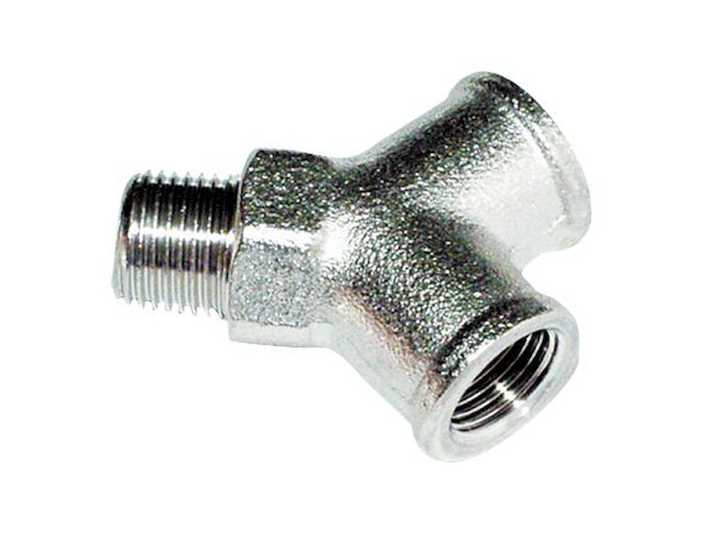 Y-stykke 1/4"indv×1/4"udv×1/4"indv Flowconcept
