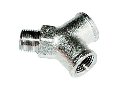 Y-stykke 1/4"indv×1/4"udv×1/4"indv Flowconcept