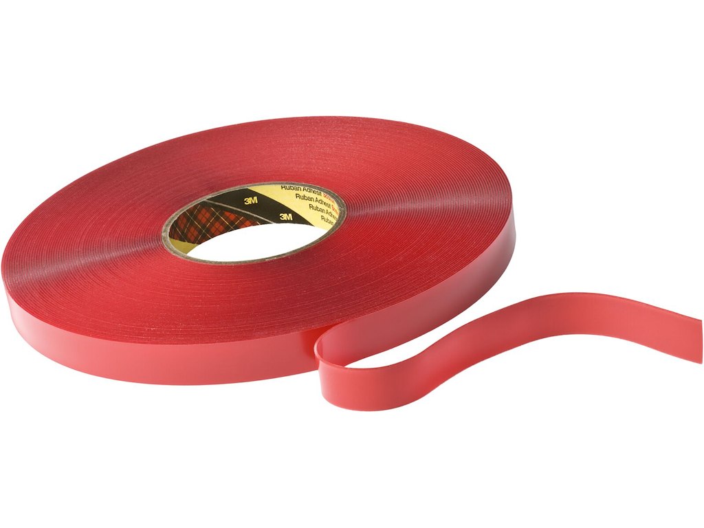 VHB dobbeltklæbende tape 4918F klar 2,0×12mm×16,5m 3M