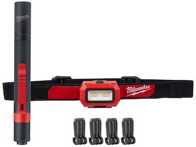 Powerpack HLIPL-LED: IPL minilygte+HL2 pandelampe, Milwaukee