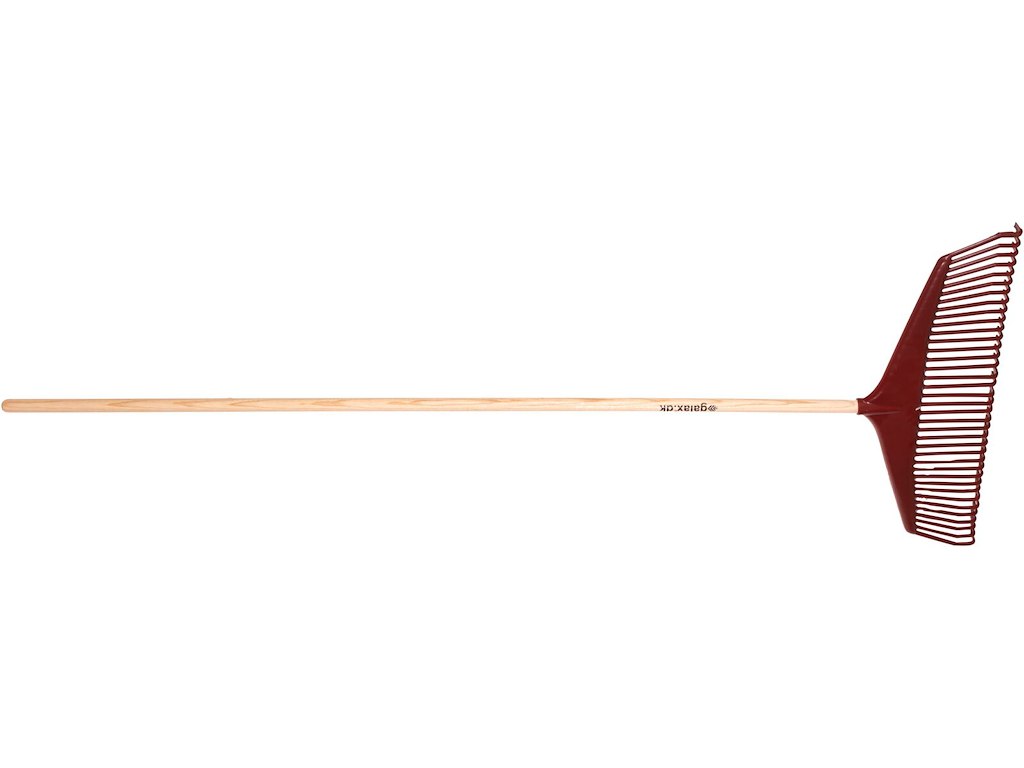 Galax løvrive plast 67 cm, lakeret skaft
