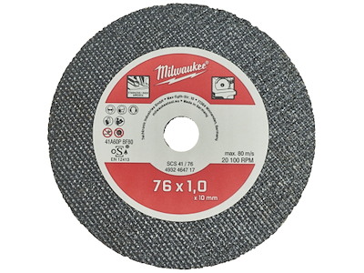 Skæreskive metal 76 mm t/Milwaukee M12-FCOT multiskærer