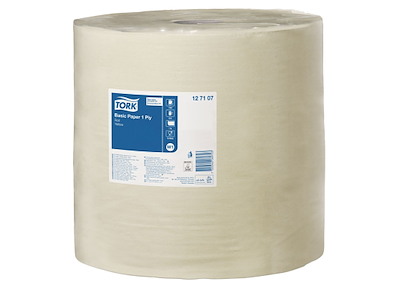 Tork aftørringspapir Basic W1 gul 33cm×1190mtr