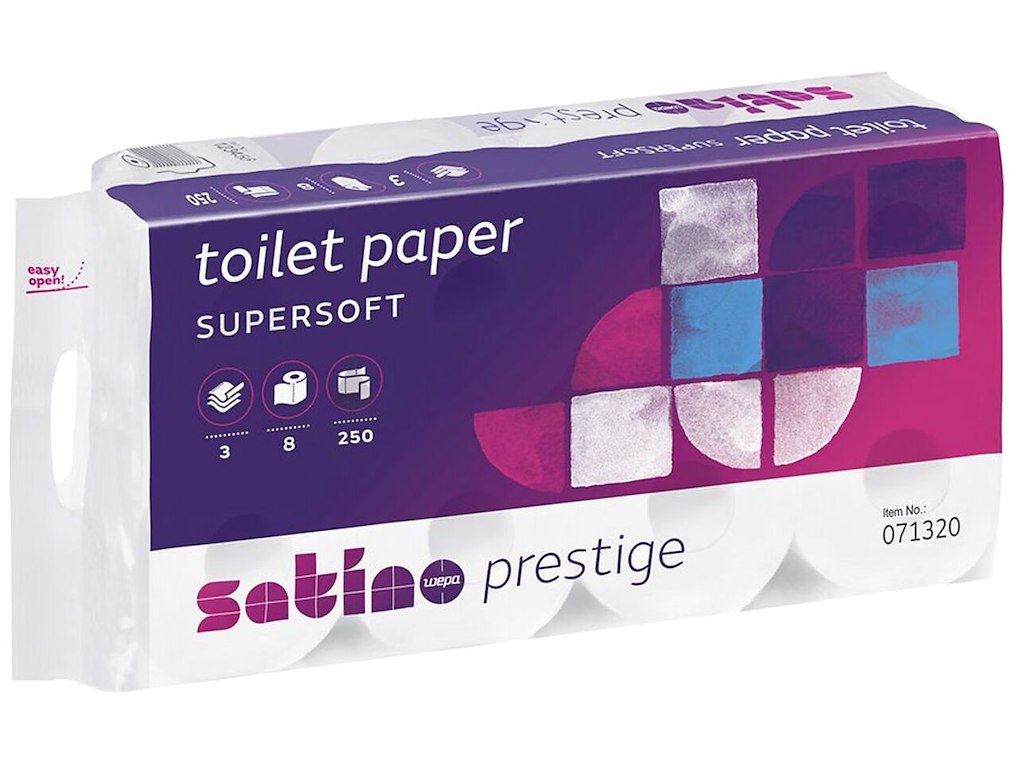 Toiletpapir supersoft 3-lag FSC-cert. 250ark/30mtr