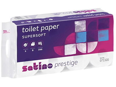 Toiletpapir supersoft 3-lag FSC-cert. 250ark/30mtr