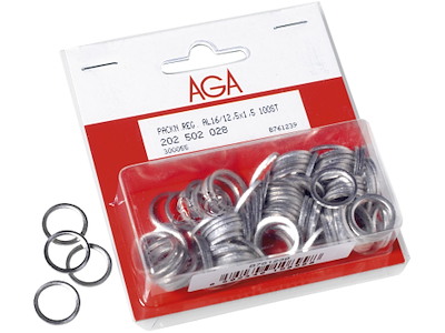 Alu fl.pakning t/Oxygen+CO2 pk/100 AGA