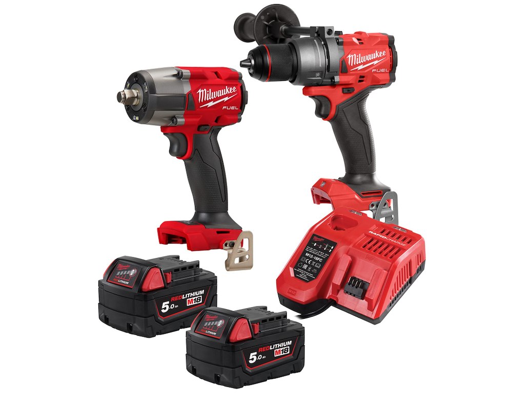 Powerpack 2 maskiner + 2 batterier M18 Milwaukee