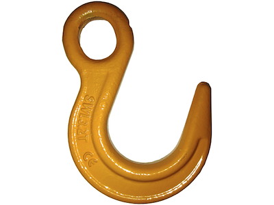 Støberikrog kl.8 gulmalet 10mm Michlar