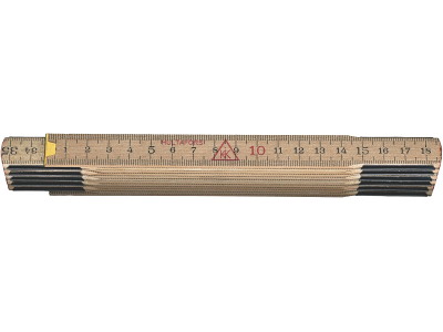 Tommestok træ mm/tomme 82-2-12 Hultafors