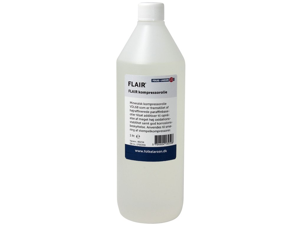 Flair kompressorolie Rando HD68 mineralsk 1 ltr