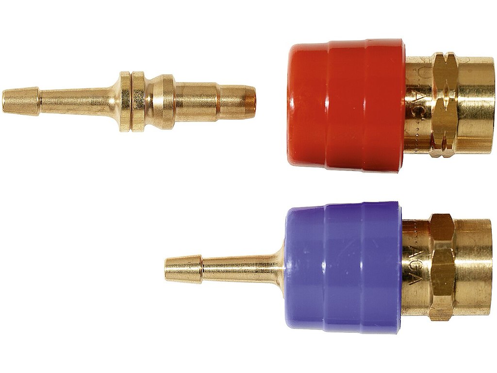 Lynkobling R 3/8 oxygen+øvrige u/slangestuds AGA