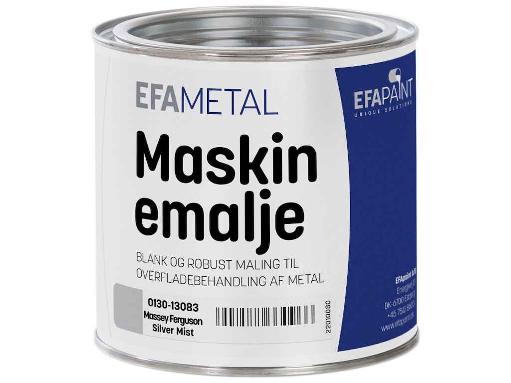 Maskinemalje 0130 MF Silver Mist 3/4 ltr. EFApaint
