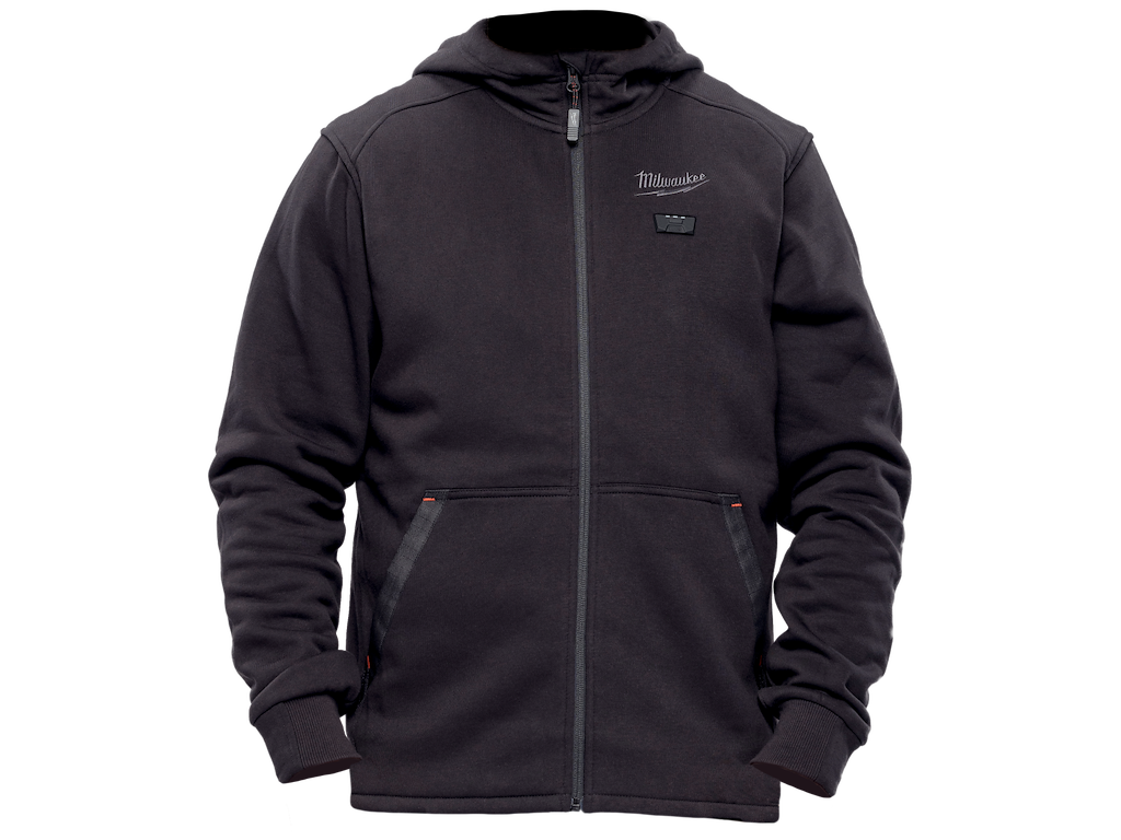 Milwaukee Varmehættetrøje Hexon sort M12 HHBL5-0 2XL
