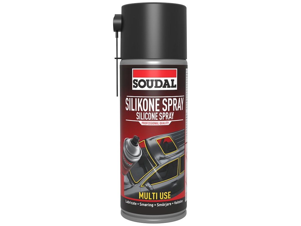 Soudal Silicone klar multispray 400ml