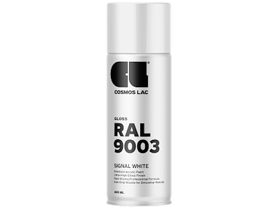 Cosmos spraymaling RAL9003 SignalWhite blank 400ml
