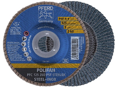 Pferd polifanskive PFC 125 Z60 PSF steelox